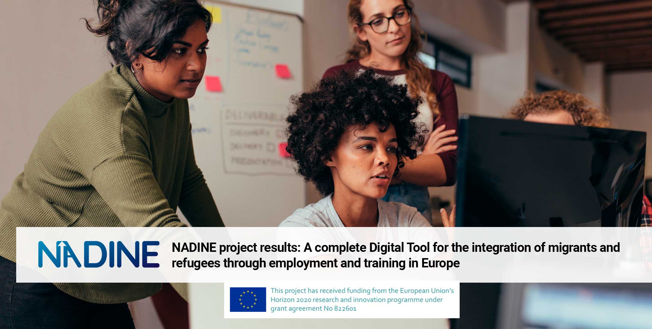 NADINE project results: A Digital Tool for the integration of migrants and refugees to enhance their employment in Europe